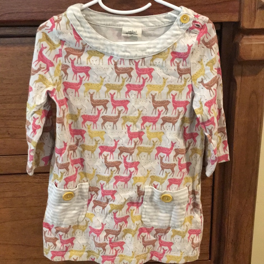 Mini Boden dress also can be worn with leggings